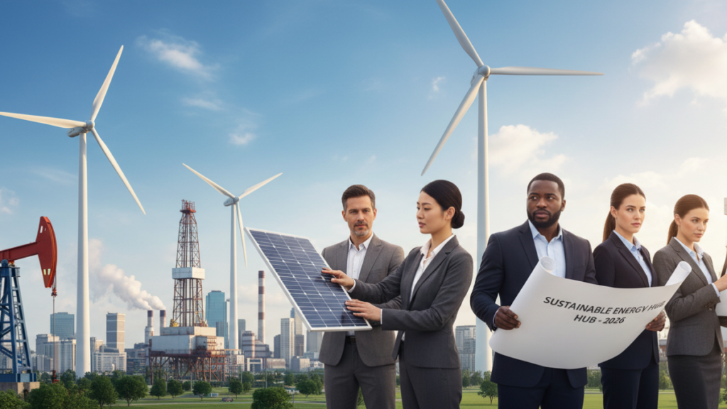 Energia, recursos naturais e indústria